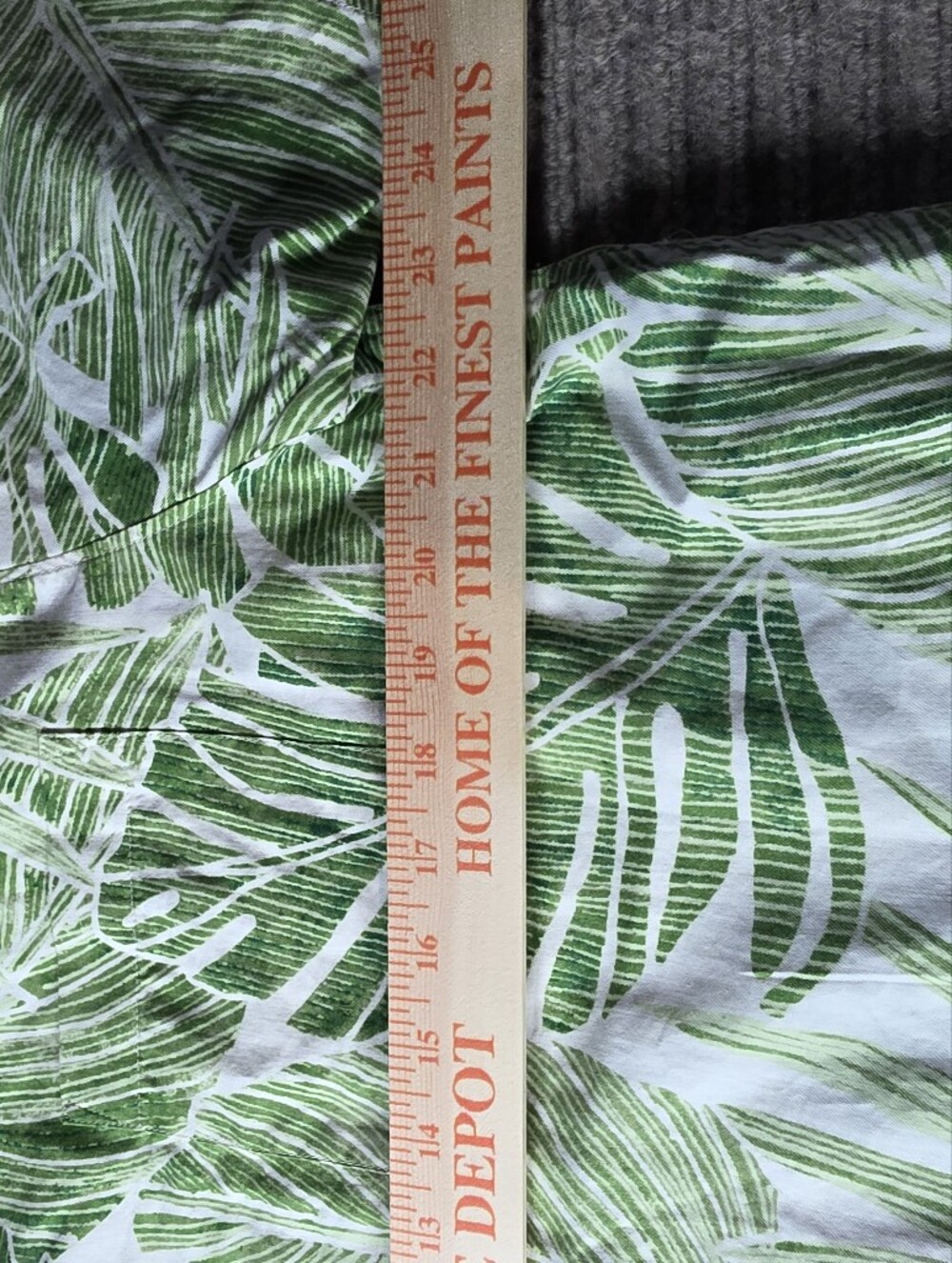 Caribbean Mens Palm Leaf Print Camp Shirt Size Medium Vacation Cruise Resort - Picture 5 of 8